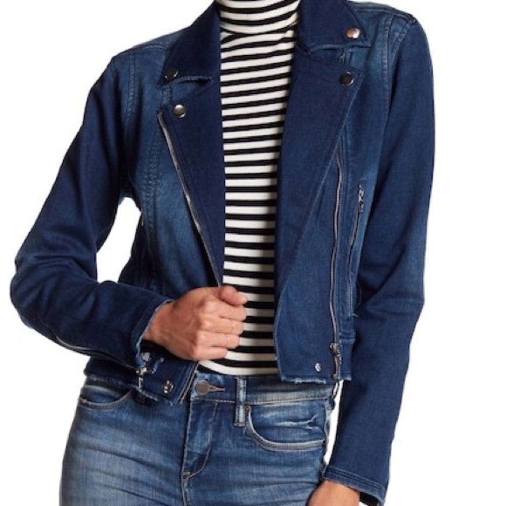Blanknyc Denim Moto Jacket NWOT